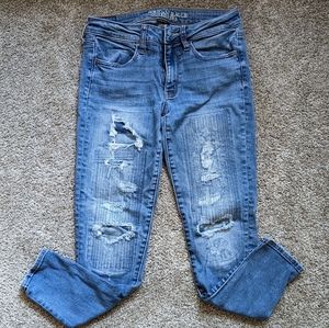 American Eagle Distressed Jeggings